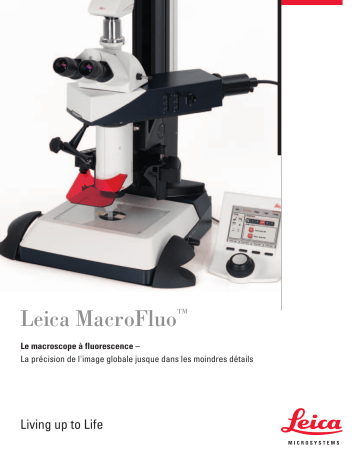 Manuel du propriétaire | Leica MACROFLUO Manuel utilisateur | Fixfr