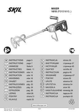 Skil 1610 Manuel utilisateur