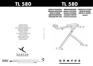 Domyos TL 580 Mode d'emploi | Fixfr