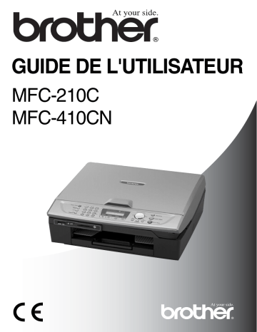 Manuel du propriétaire | Brother MFC-210C Manuel utilisateur | Fixfr