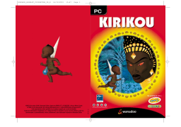 GAMES PC KIRIKOU Manuel utilisateur