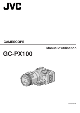 JVC GC PX100 Manuel utilisateur