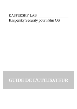 Kaspersky Security for Palm OS Manuel utilisateur