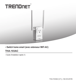 Trendnet THA-103AC Home Smart Switch Manuel utilisateur