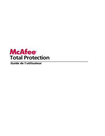 Mode d'emploi | McAfee Total Protection 2009 Manuel utilisateur | Fixfr