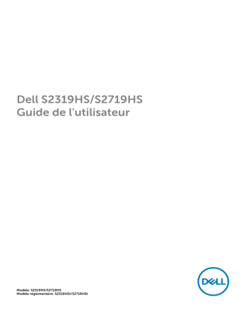 Dell S2319HS electronics accessory Manuel utilisateur | Fixfr