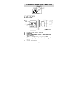 La Crosse Technology WS-6010 Manuel utilisateur