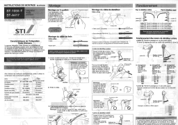 Shimano ST-A410 Commande de dérailleur/manette de frein Manuel utilisateur