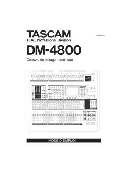 Tascam DM-4800 Manuel utilisateur