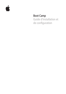 Apple Boot Camp Mac OS X 10.7 Lion Manuel utilisateur