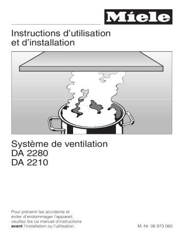 Manuel du propriétaire | Miele DA 2280 Manuel utilisateur | Fixfr