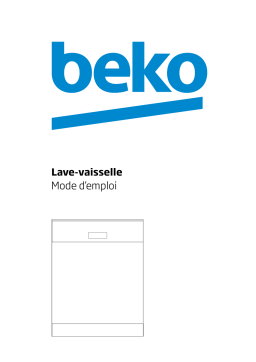 Beko KDIS 28020 Lave-vaisselle Manuel utilisateur