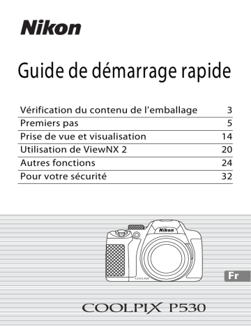 Manuel du propriétaire | Nikon COOLPIX P530 Manuel utilisateur | Fixfr