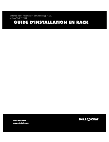 Dell PowerVault 735N (Rackmount NAS Appliance) storage Manuel utilisateur | Fixfr