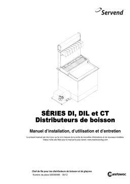 MULTIPLEX Drop-In DI, DIL and CT Series Beverage Dispensers 020005256 020005256 Manuel utilisateur