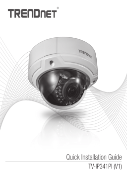 Trendnet RB-TV-IP341PI Indoor / Outdoor 2 MP 1080p Varifocal PoE IR Dome Network Camera Manuel utilisateur