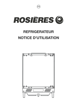 ROSIERES RBP164 Manuel utilisateur