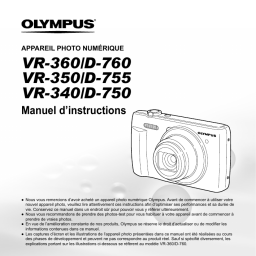 Olympus D760 Mode d'emploi