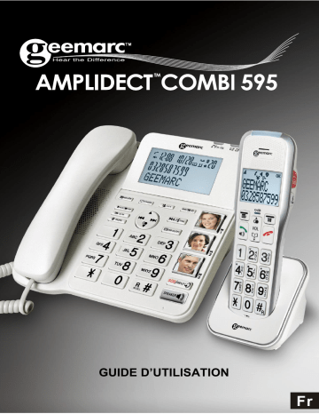 Geemarc AMPLIDECT COMBI 595 Mode d'emploi | Fixfr