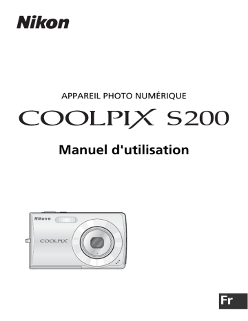 Mode d'emploi | Nikon Coolpix S200 Manuel utilisateur | Fixfr