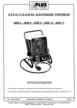 S.PLUS AEM 6 Manuel utilisateur