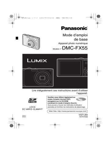 Panasonic DMC FX55 Mode d'emploi | Fixfr