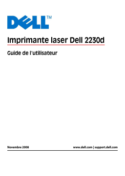 Dell 2230d/dn Mono Laser Printer printers accessory Manuel utilisateur