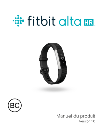 Fitbit Alta HR Mode d'emploi | Fixfr