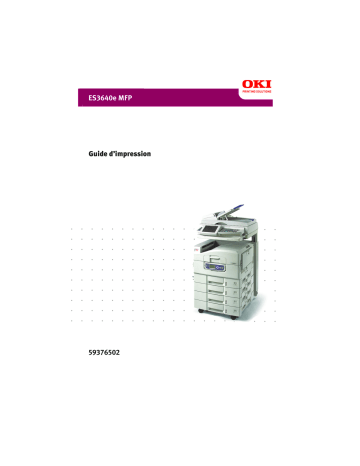 Manuel du propriétaire | OKI ES3640EMFPGA Manuel utilisateur | Fixfr