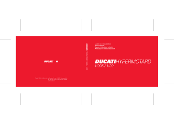 Manuel du propriétaire | Ducati HYPERMOTARD 1100 Manuel utilisateur | Fixfr
