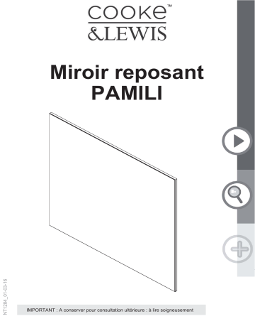 Cooke & Lewis Pamili Mode d'emploi | Fixfr