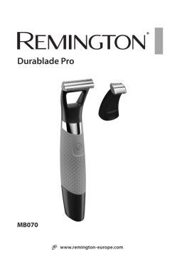 Remington MB070 (DuraBlade Pro) Manuel utilisateur