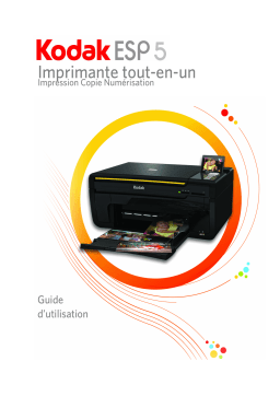 Kodak ESP 5 ALL-IN-ONE PRINTER Manuel utilisateur