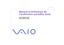 Sony PCG-GRS515SP Manuel utilisateur