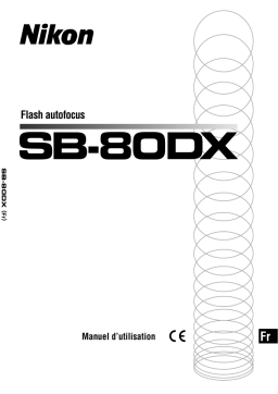 Nikon SB-80DX Manuel utilisateur