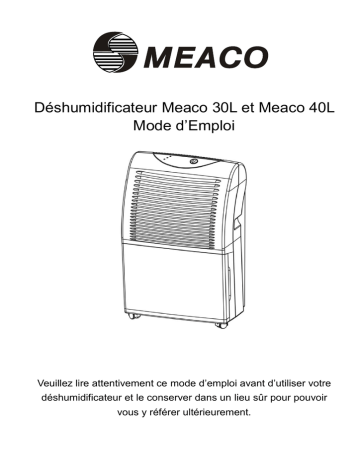 40L | Meaco 30L Manuel utilisateur | Fixfr