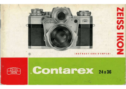 Zeiss Ikon Contarex 24x36 Manuel utilisateur