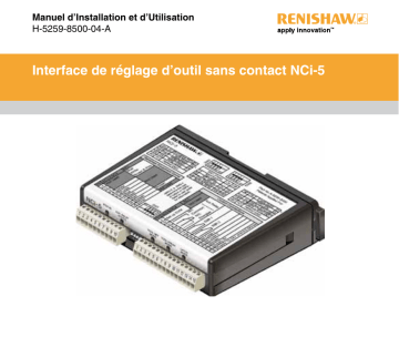 Renishaw NCi-5 non-contact tool setting interface Manuel utilisateur | Fixfr