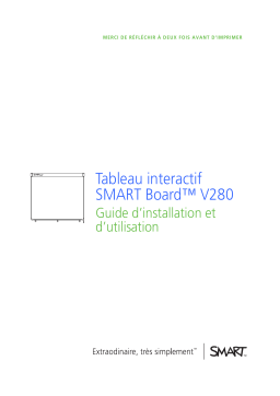 SMART Technologies Board V280 Mode d'emploi