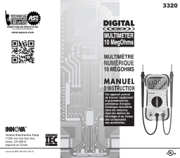 Innova 3320 Auto-Ranging DMM Manuel utilisateur