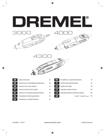 Dremel DREMEL 4300-3/45 Mode d'emploi | Fixfr