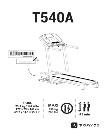 Mode d'emploi | Domyos T540A Manuel utilisateur | Fixfr