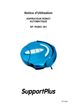 SUPPORTPLUS ASPIRATEUR ROBOT SP-ROBO-001 Manuel utilisateur