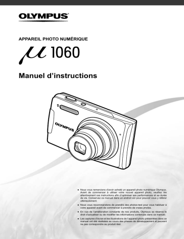 Mode d'emploi | Olympus µ 1060 Manuel utilisateur | Fixfr