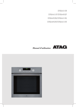 Atag DX6492K Manuel utilisateur