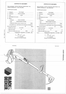 Black & Decker GL585 Manuel utilisateur