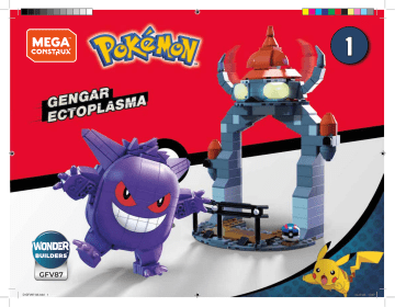 Mattel Mega Construx Pokémon Gengar Manuel utilisateur | Fixfr