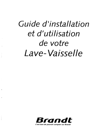 Manuel du propriétaire | Brandt P3543C Manuel utilisateur | Fixfr