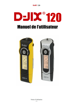 D-JIX C115 Manuel utilisateur