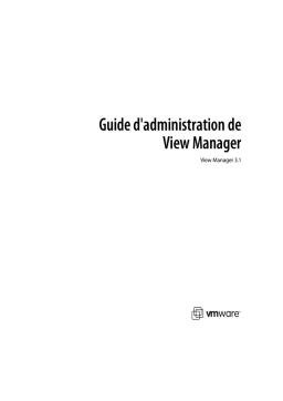 VMware View Manager 3.1 Manuel utilisateur